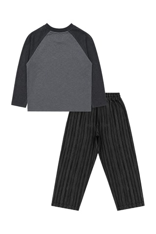 T-shirt en Broek - Denokids - Antraciet
