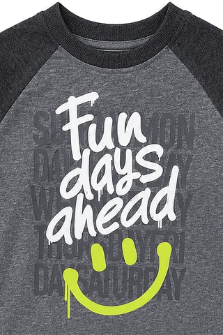 T-shirt en Broek - Denokids - Antraciet