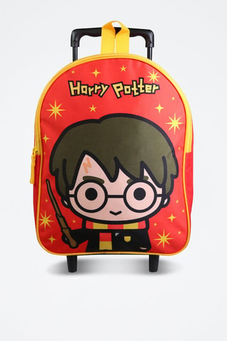 Mochila con ruedas Harry Potter - Rojo y amarillo