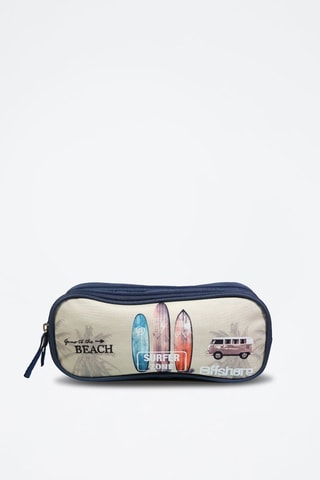 Estuche Offshore - Beige y azul