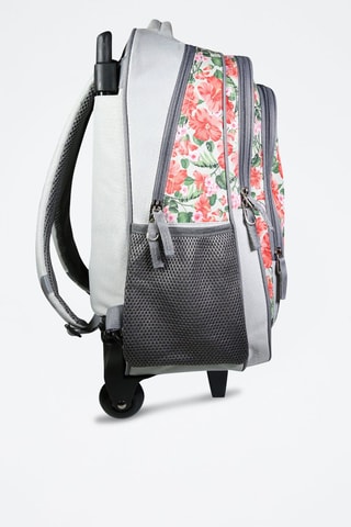 Mochila con ruedas Offshore - Gris y rojo