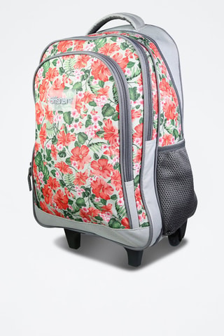 Mochila con ruedas Offshore - Gris y rojo