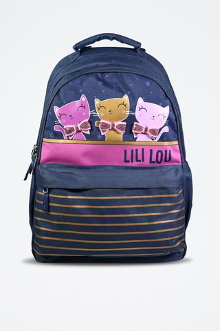 Mochila - Azul y rosa