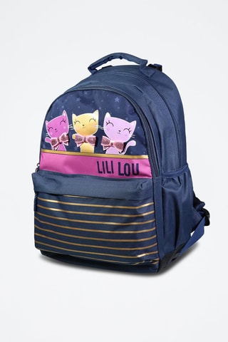 Mochila - Azul y rosa