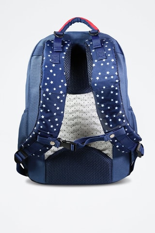 Mochila Phileas - Azul y rojo