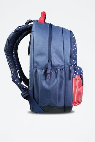 Mochila Phileas - Azul y rojo