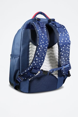 Mochila Phileas - Azul y rojo