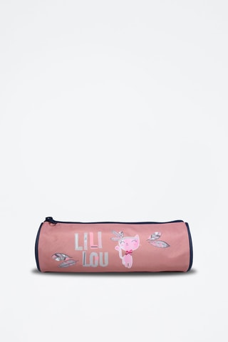 Estuche Lili Lou - Azul y rosa