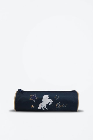 Estuche Cybel - Azul y dorado