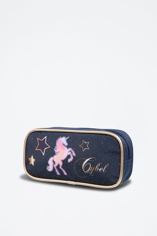 Estuche Cybel - Azul y dorado