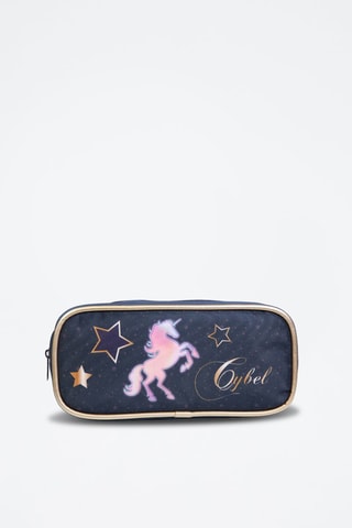 Estuche Cybel - Azul y dorado