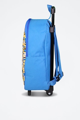 Mochila con ruedas Los Minions - Negro, amarillo y marrón