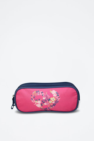 Estuche - Blanco, amarillo y rosa