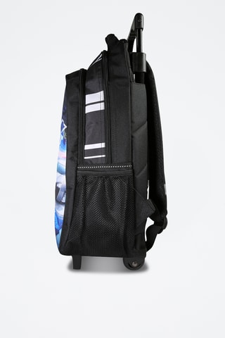 Mochila con ruedas Fast Furious. - Negro