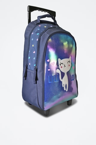 Mochila con ruedas Lili Lou - Azul