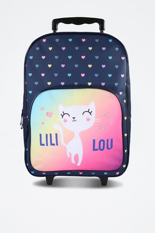 Mochila con ruedas Lili Lou - Azul