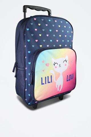 Mochila con ruedas Lili Lou - Azul