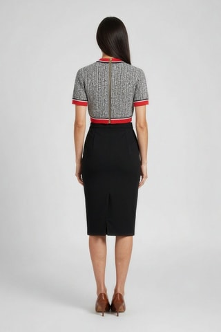 Crop Top  - Zwart en wit