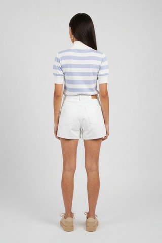 Trui  - Wit en blauw