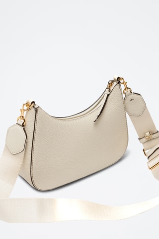 Leren Handtas - Beige