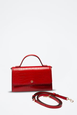 Leren Handtas - Rood