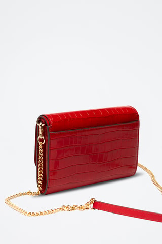 Leren Schoudertas - Rood