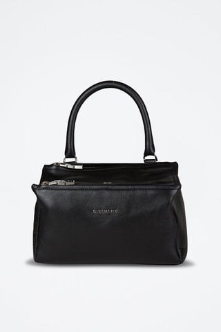Leren Handtas Pandora Basic - Zwart - Zwart