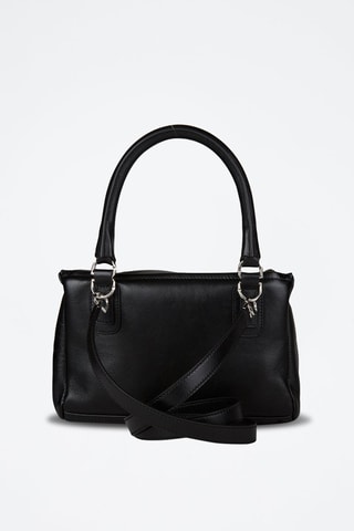 Leren Handtas Pandora Basic - Zwart - Zwart