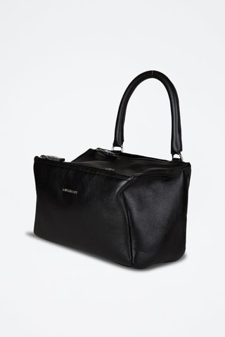 Leren Handtas Pandora Basic - Zwart - Zwart