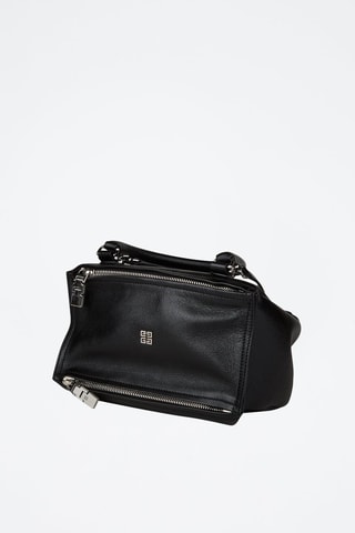 Leren Handtas Pandora Basic - Zwart - Zwart