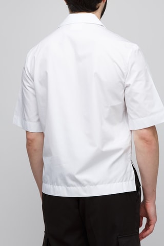 Overhemd - Wit - Wit en zwart