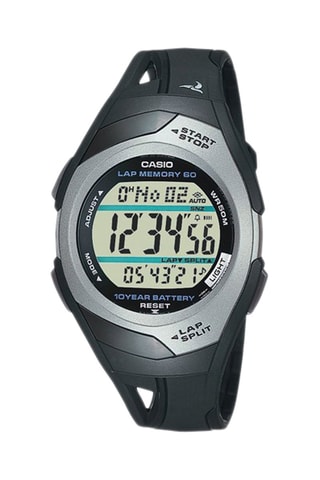 Orologio digitale in resina - Cronometro - Nero e grigio