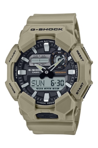 Orologio al quarzo in resina - Beige e nero