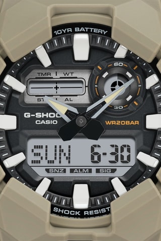 Orologio al quarzo in resina - Beige e nero