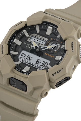Orologio al quarzo in resina - Beige e nero