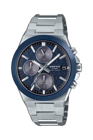 Orologio al quarzo in acciaio Edifice- Cronografo - Argentato