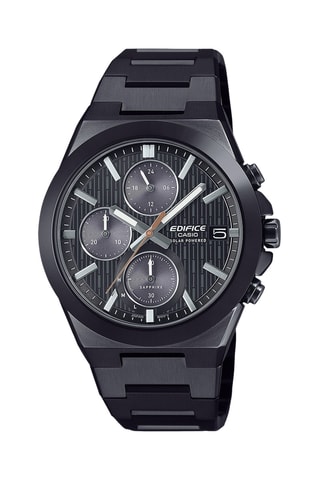 Orologio al quarzo in acciaio Vintage - Cronografo - Nero