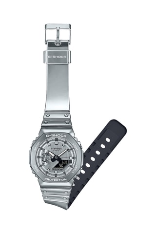 Orologio al quarzo in silicone Timeless  - Cronometro - Argentato