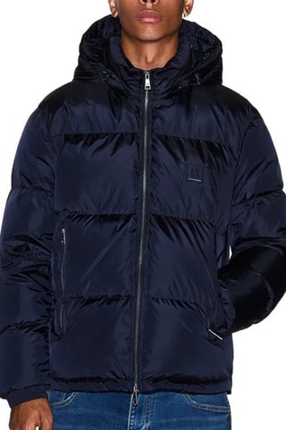 Anorak con capucha - Azul