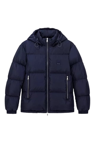 Anorak con capucha - Azul