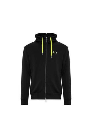Sudadera con capucha - Negro y amarillo