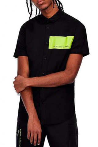 Camisa - Negro y verde