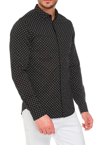 Camisa slim fit - Negro