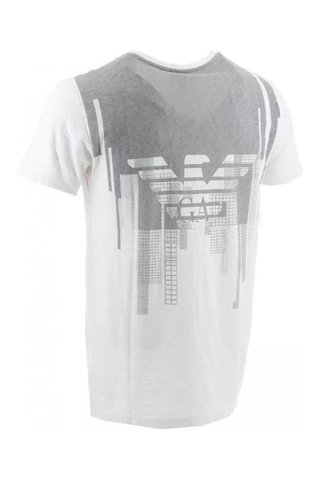 Camiseta - Blanco y gris