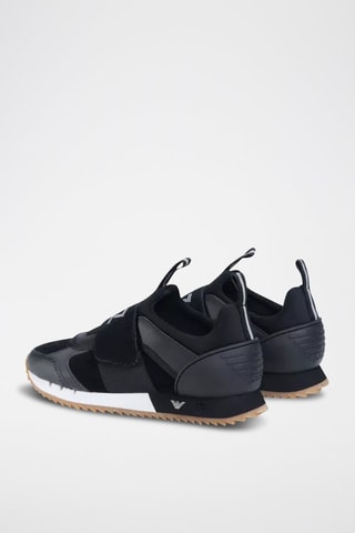 Zapatillas - Negro, marrón y gris