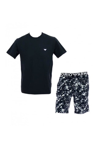 Pijama - Blanco, negro y gris