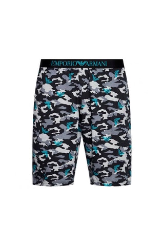 Pijama - Blanco, negro, azul y gris