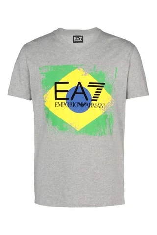 Camiseta - Verde, amarillo y gris