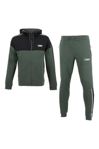 Chándal - Negro, verde y gris