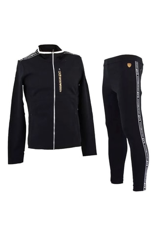 Chaqueta y pantalón de chándal - Blanco y negro